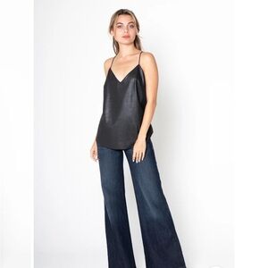 Lavender Brown Vegan Leather camisole size XS worn once